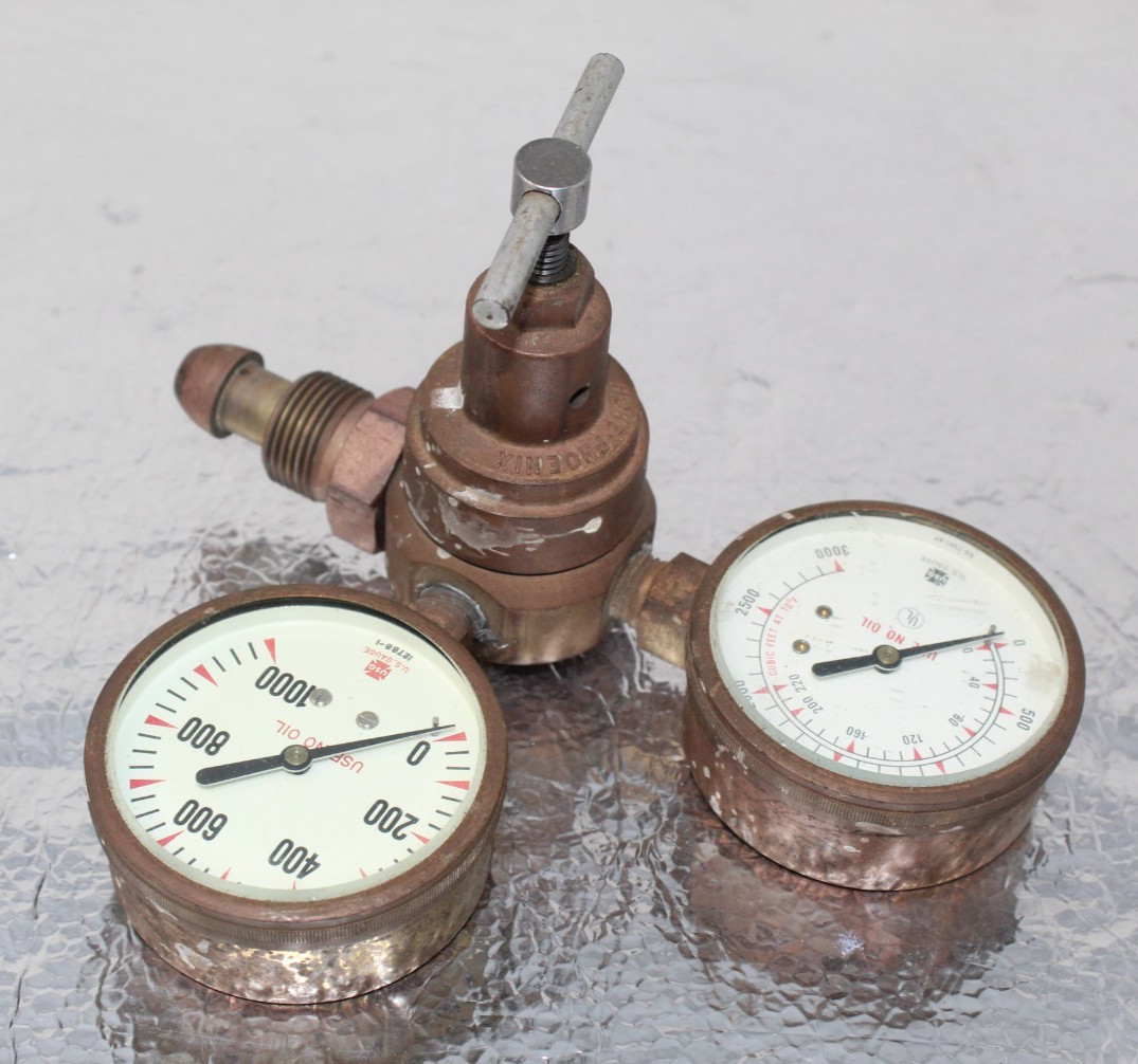 HOKE PHOENIX Marquette Gas Oxygen Acetylene Regulator Gauge Model RD