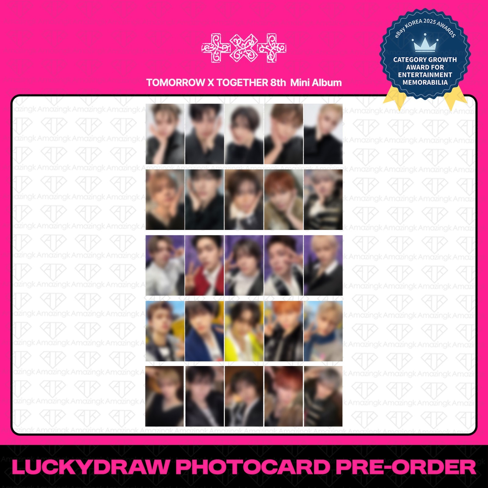 [PreSale] TXT 7th Year A Moment of Stillness in the Thorns Lucky Draw Photocard