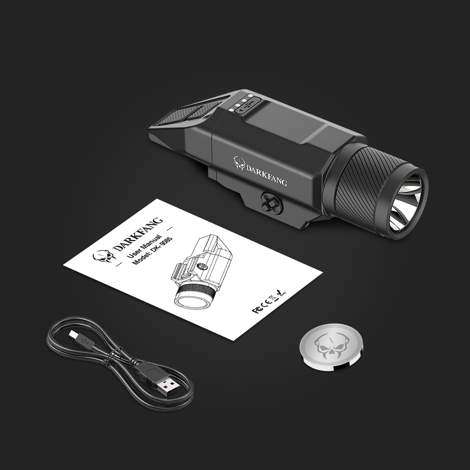 Low Profile 1500 Lumen Shotgun/Rifle Light with Momentary/Strobe Function for...