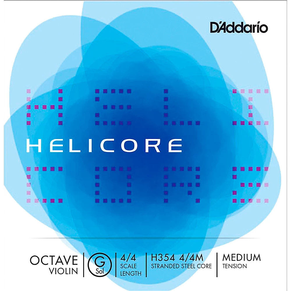 D'Addario Helicore Octave Series Violin G String 4/4 Size, Medium
