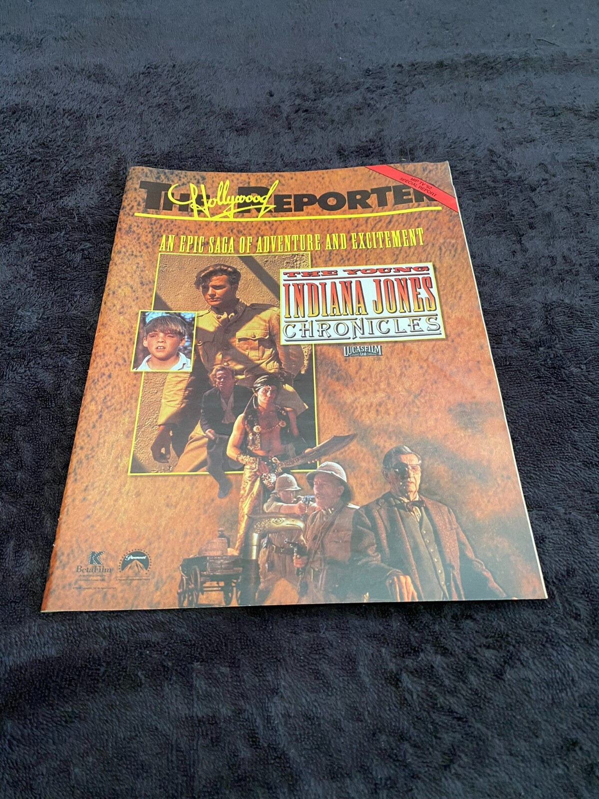 THE YOUNG INDIANA JONES CHRONICLES 1993 Emmy ad cast, Henry Jones Sr., Lucasfilm