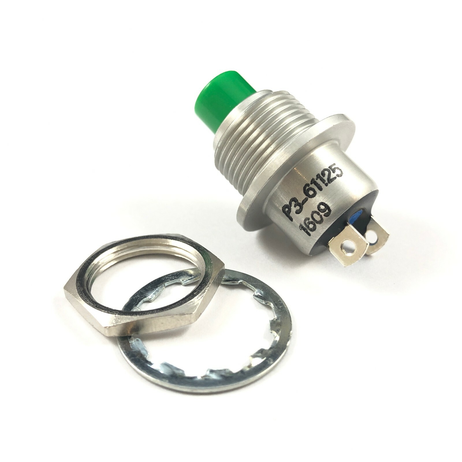 Otto Green Momentary Push Button Switch (4lb Pressure) P3-61125 Steering Wheel