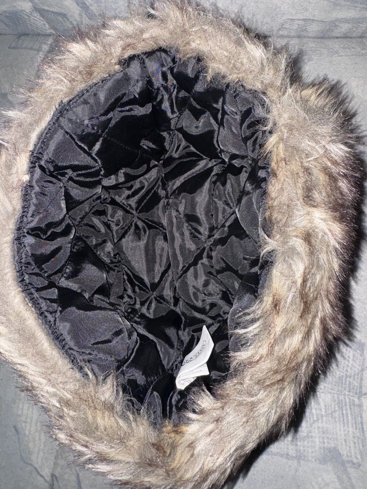 Mens Mountain Ridge Winter Genuine Faux Fur Hat Russian Trapper Earflap
