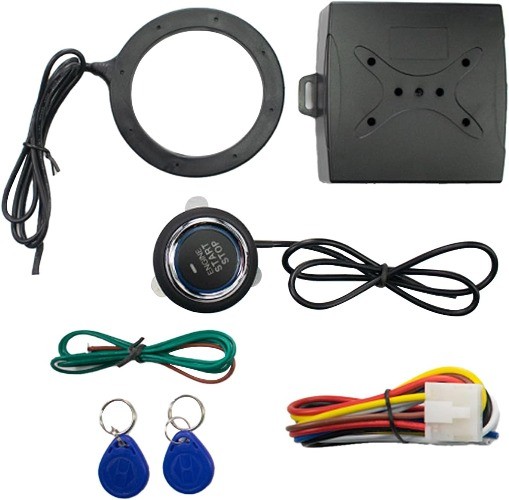 Car Smart Push Engine Start Button Kit & Keyless Entry Starter System, Universal