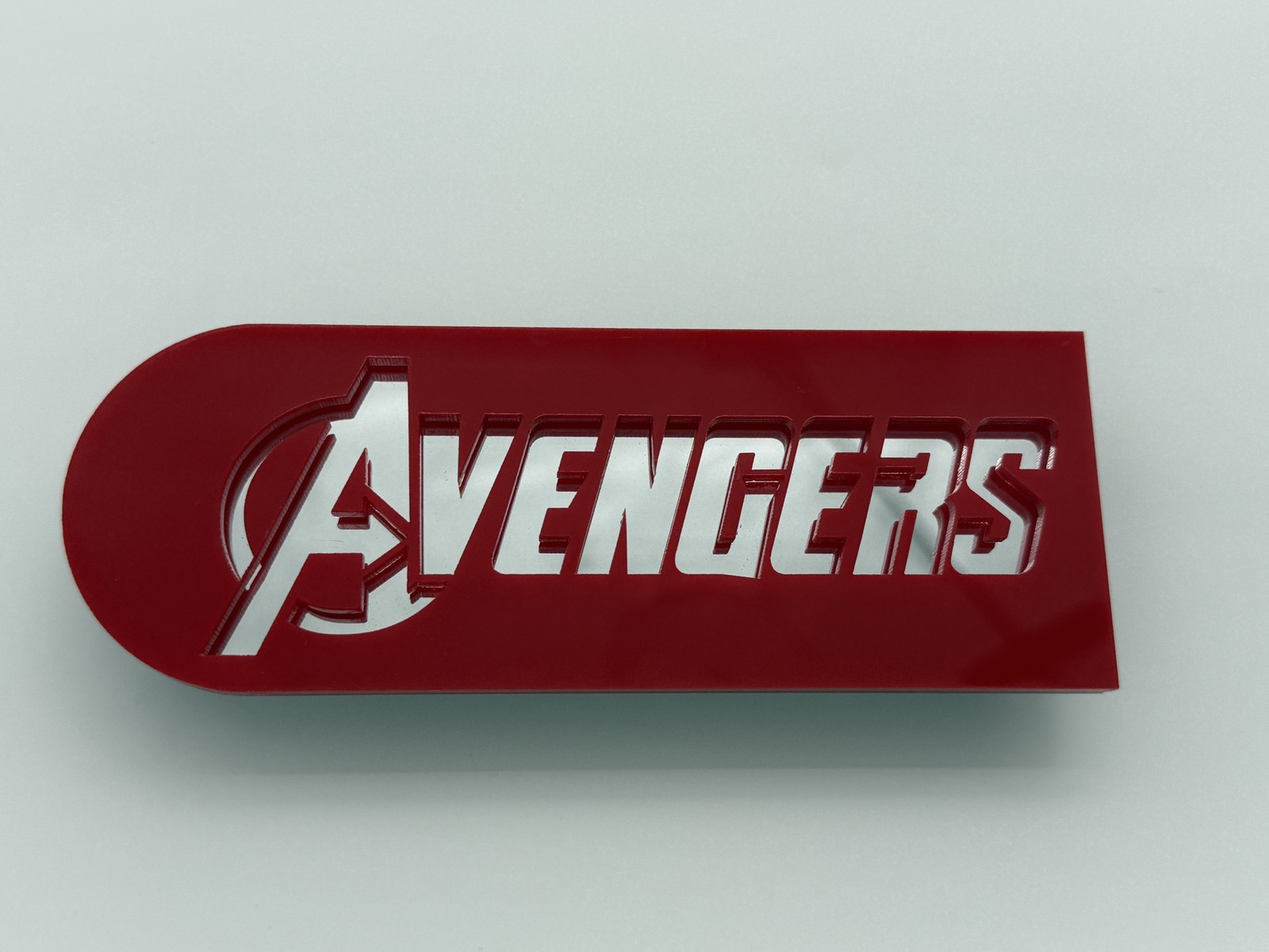 Custom Comic Book Stand - Avengers (Red/Mirror/Bullet) Laser Cut/Not 3D Prnt