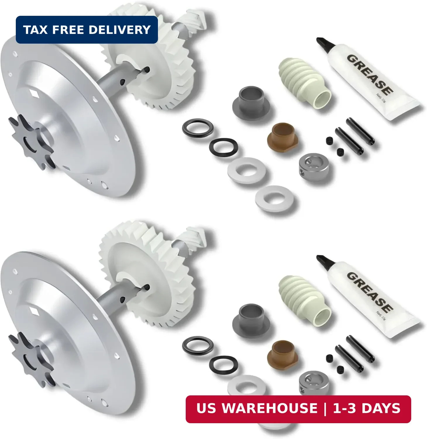 2X Replacement for Liftmaster 41c4220a Gear and Sprocket Kit fits Chamberlain, S