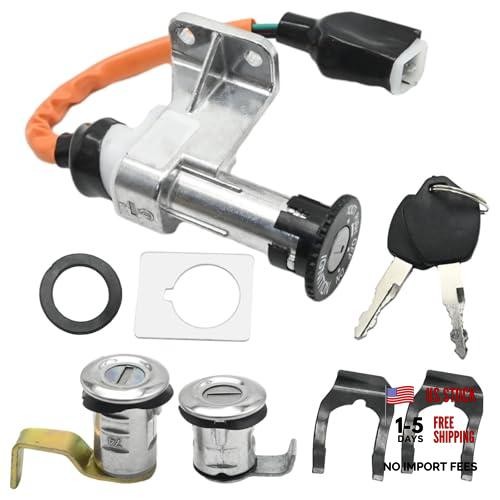 Scooter Ignition Key Switch Set Replacement for GY6 49cc 50cc 125cc 150cc