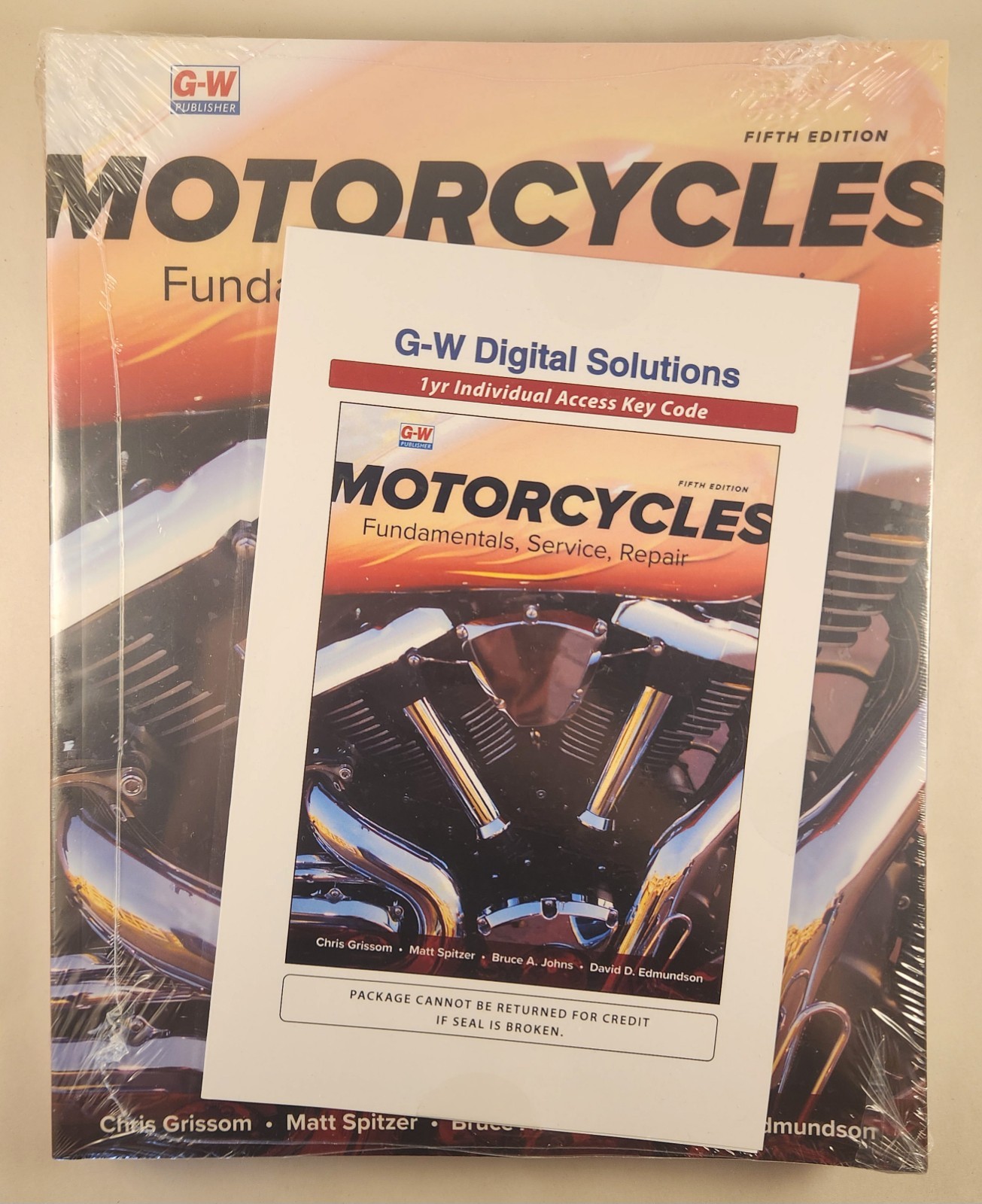 G W Motorcycles Fundementals Service Fifth ed. 9781685844486 with 1 yr key Code