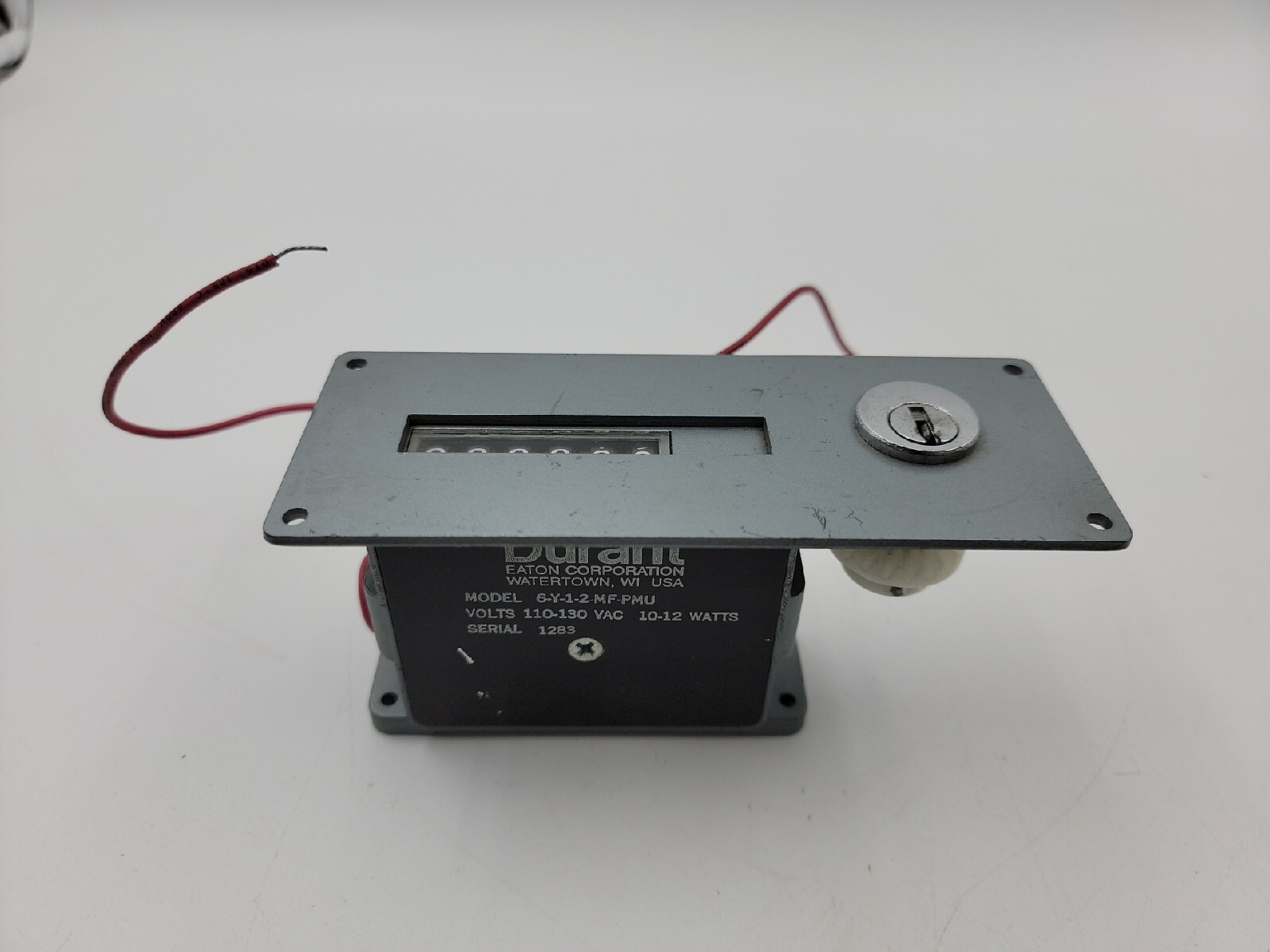 Durant 6-Y-1-2-RMF-PMU Panel Mount Electric Counter