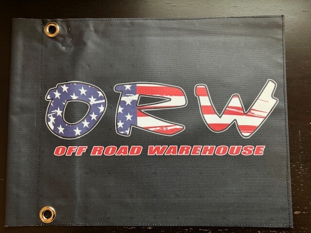 OFFROAD WAREHOUSE RWB  Racing Safety Whip Flag UTV SxS ATV Made to fit all whips
