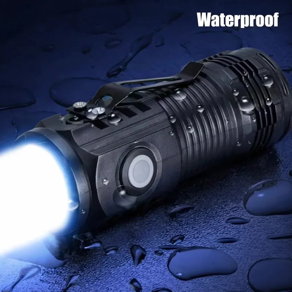 1200000LM USB Rechargeable LED Flashlight Super Bright Torch Tactical Lamp