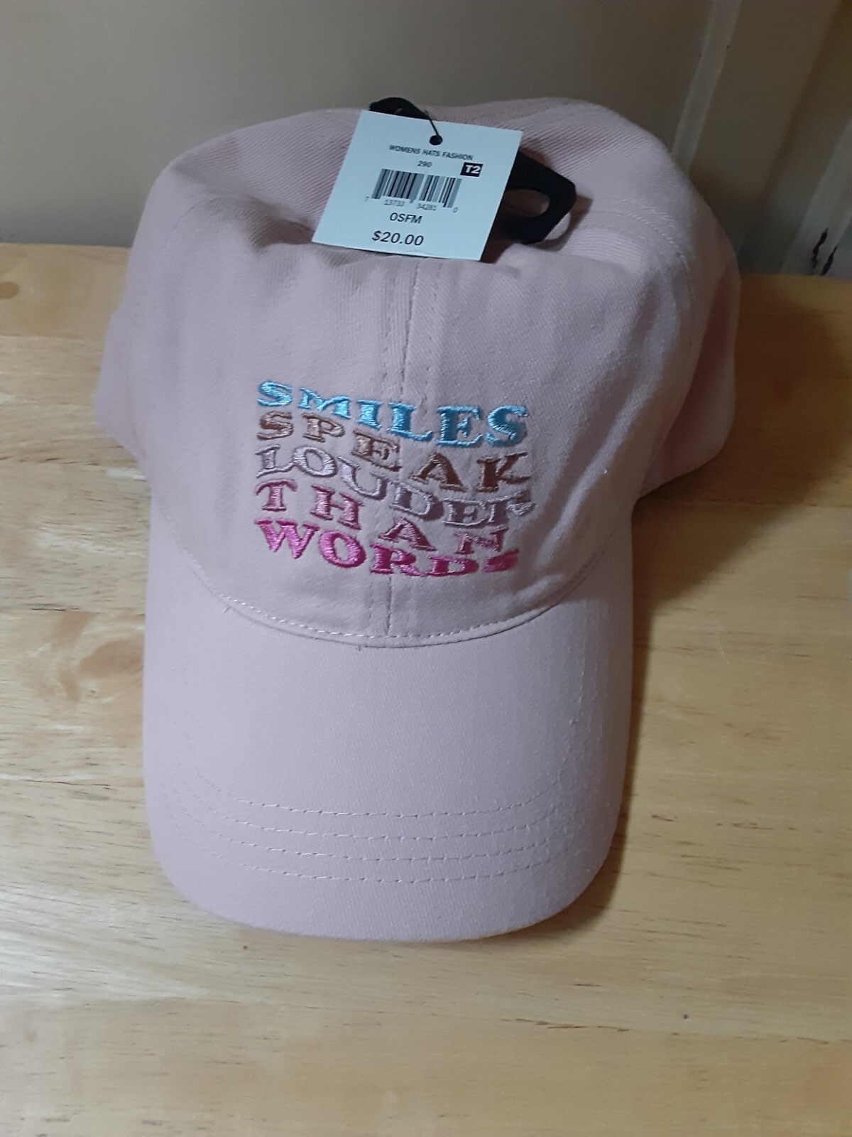 Falls Creek Woman's Embroidered One Size Adjustable Cap    NEW WITH TAGS