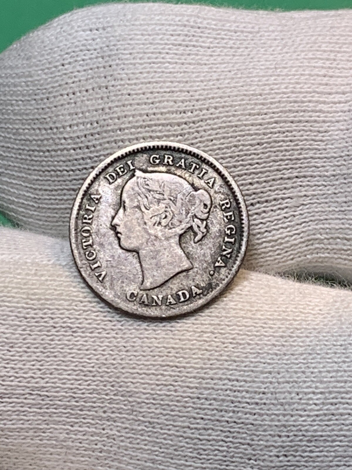 1891 Canada Silver 5 Cents (A2230)