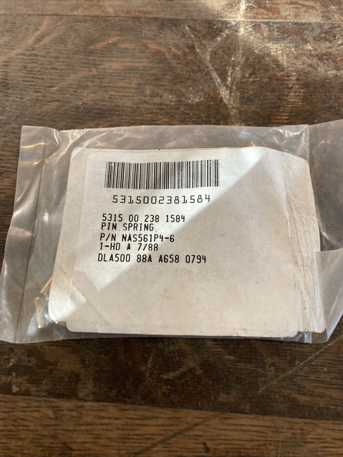 100 PC Pin Spring NAS561P4-6