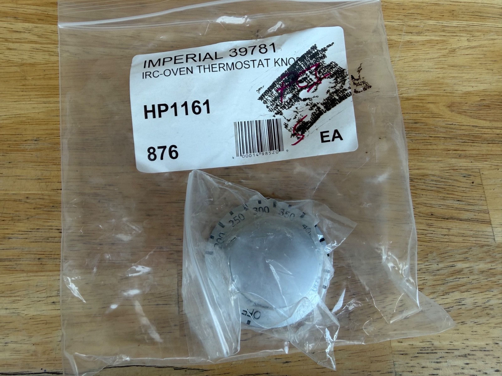 Imperial 39781 IRC-OVEN THERMOSTAT KNOB   #B-3