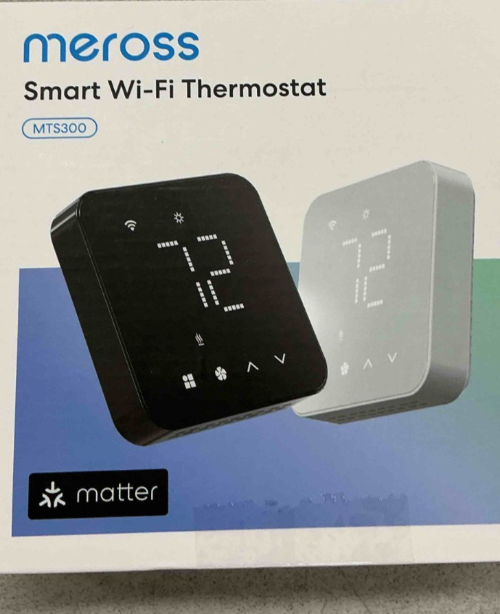 New Meross Smart WiFi Thermos with Matter Alexa Google Home C-Wire