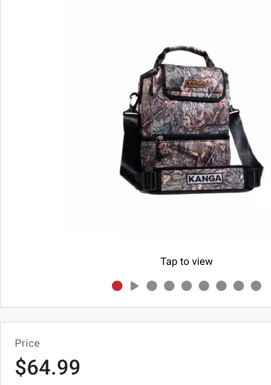 Kanga Coolers 6/12-Pack Pouch Soft Cooler Insulated Bag Brand New NWT