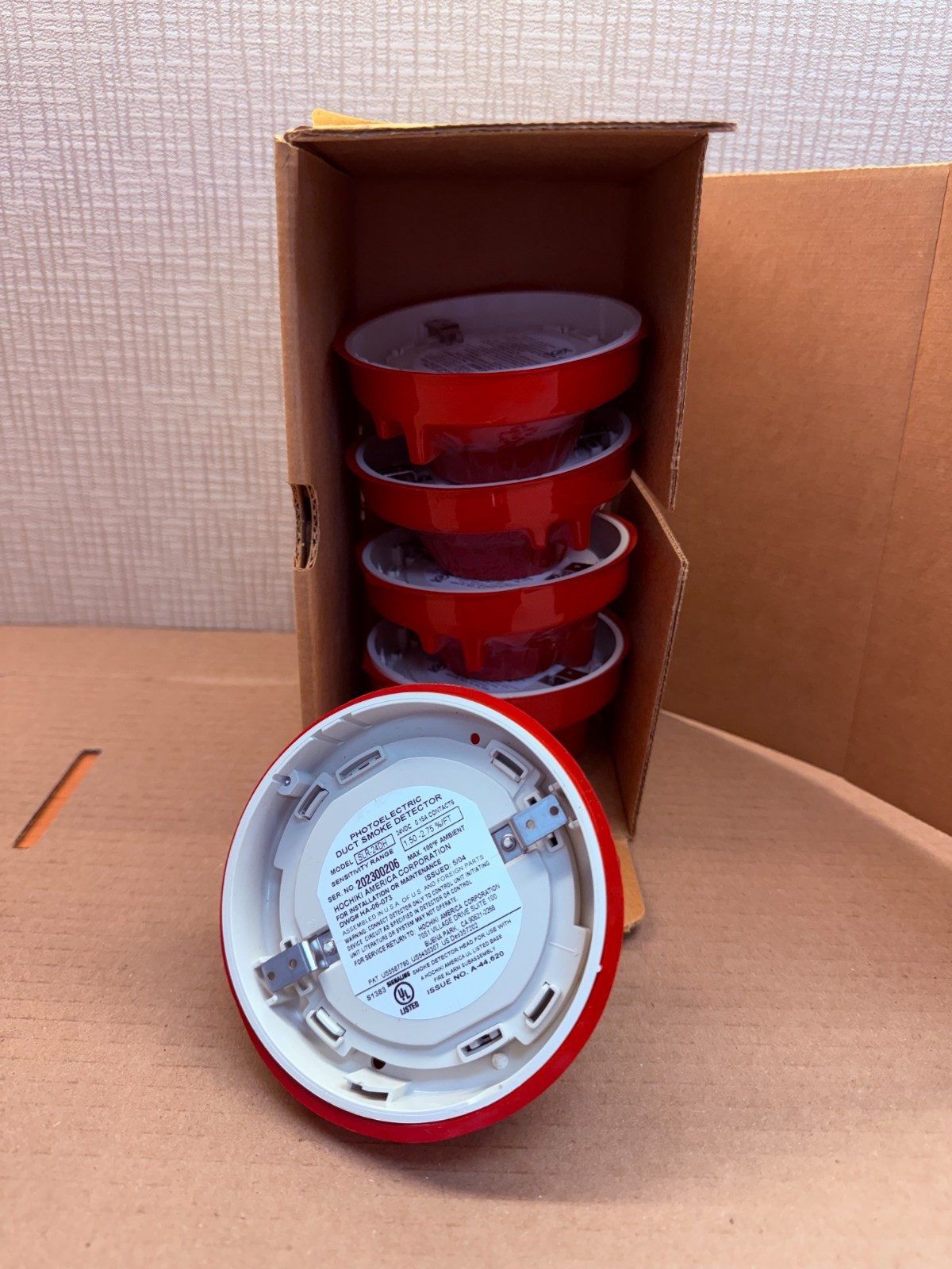 Hochiki SLR-24DH Photoelectric Duct Smoke Detector Head 24VDC NEW In Box