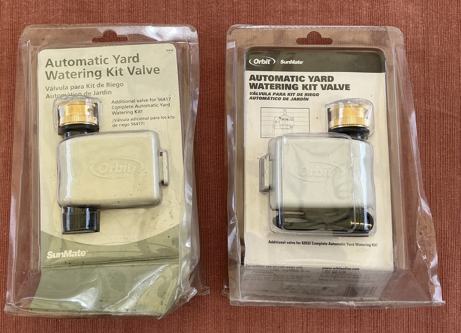 2 NOS Orbit SunMate 62035 Automatic Yard Watering Kit Valve
