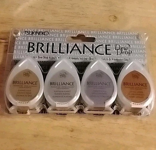 4-Pack Brilliance Dew Drop Inkpads, Planetarium