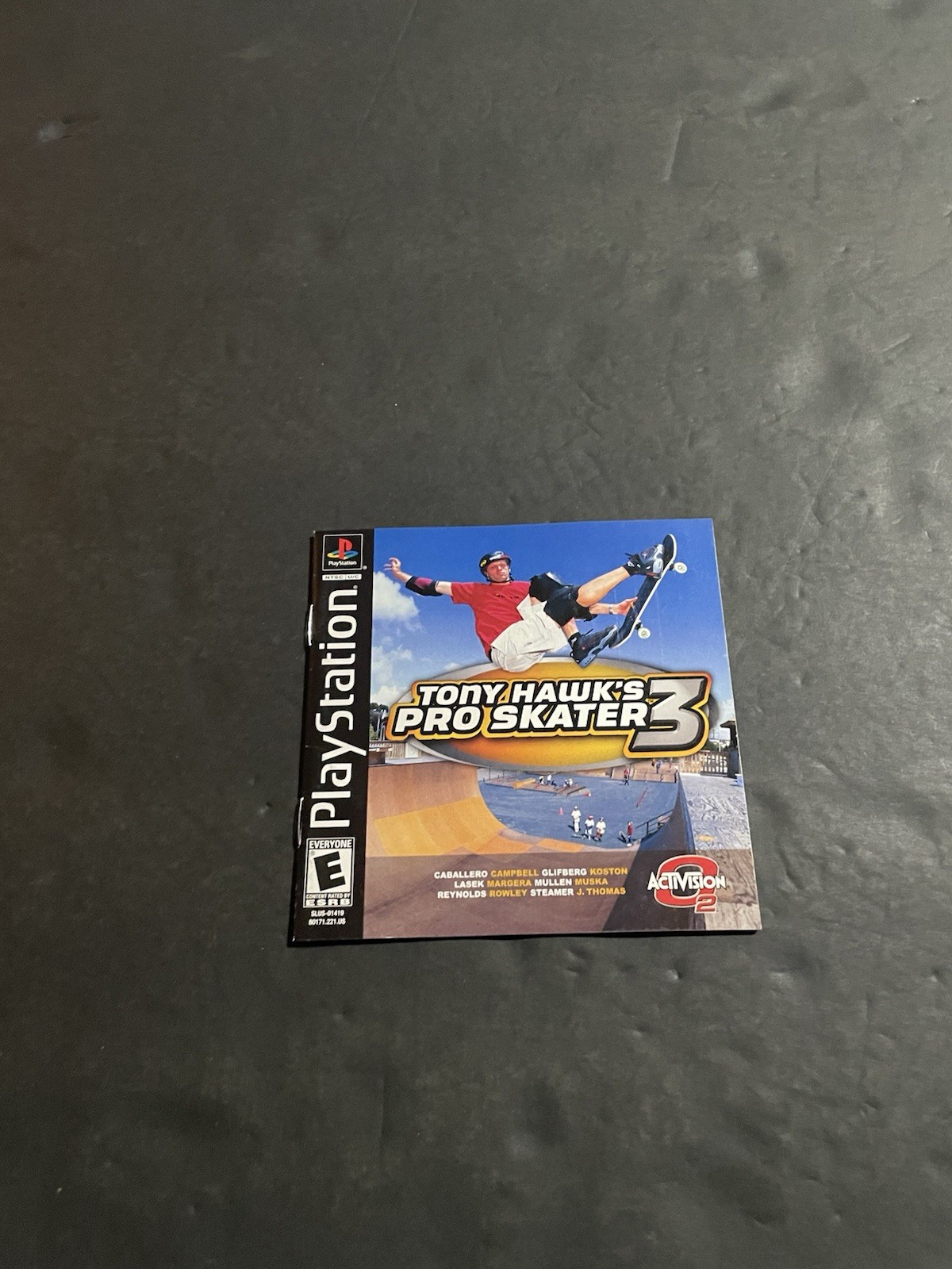 tony hawk 3 ps1 manual