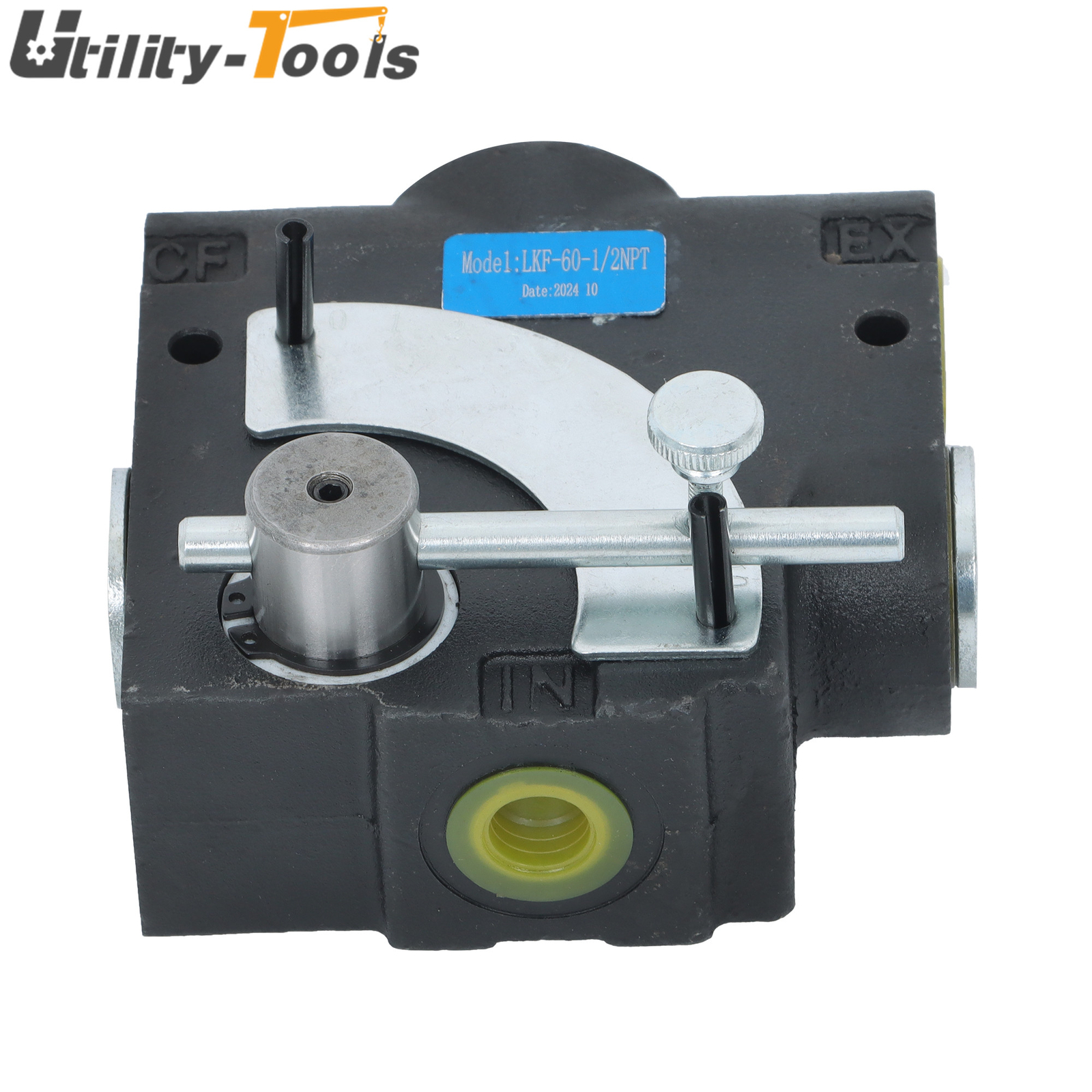 FC51 Side-Port Hydraulic Adjustable Variable Flow Control Valve 1/2”NPT 0-30GPM