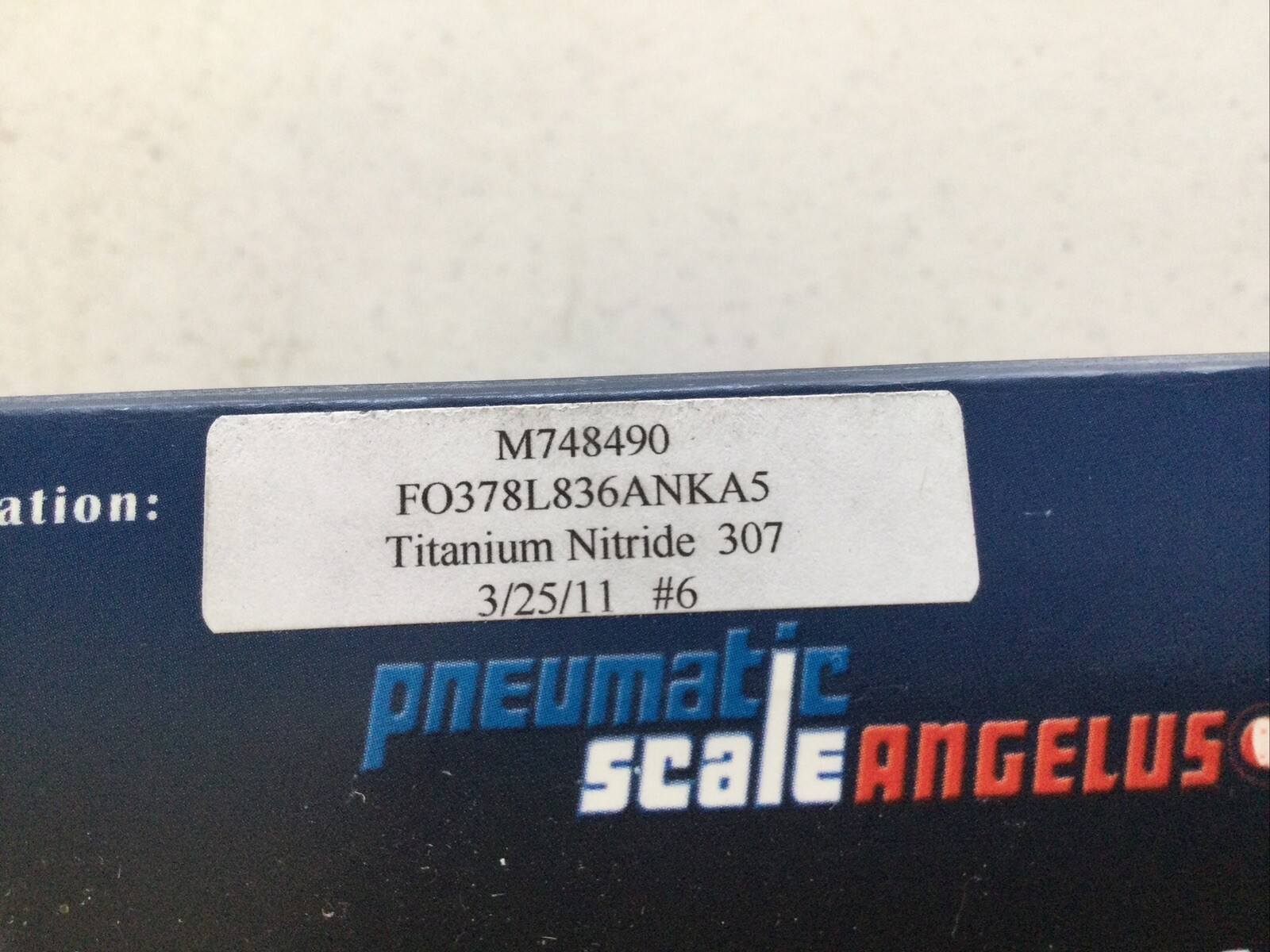 NEW PNEUMATIC SCALE ANGELUS FO378L836ANKA5 SEAMING CHUCK, FREE SHIPPING