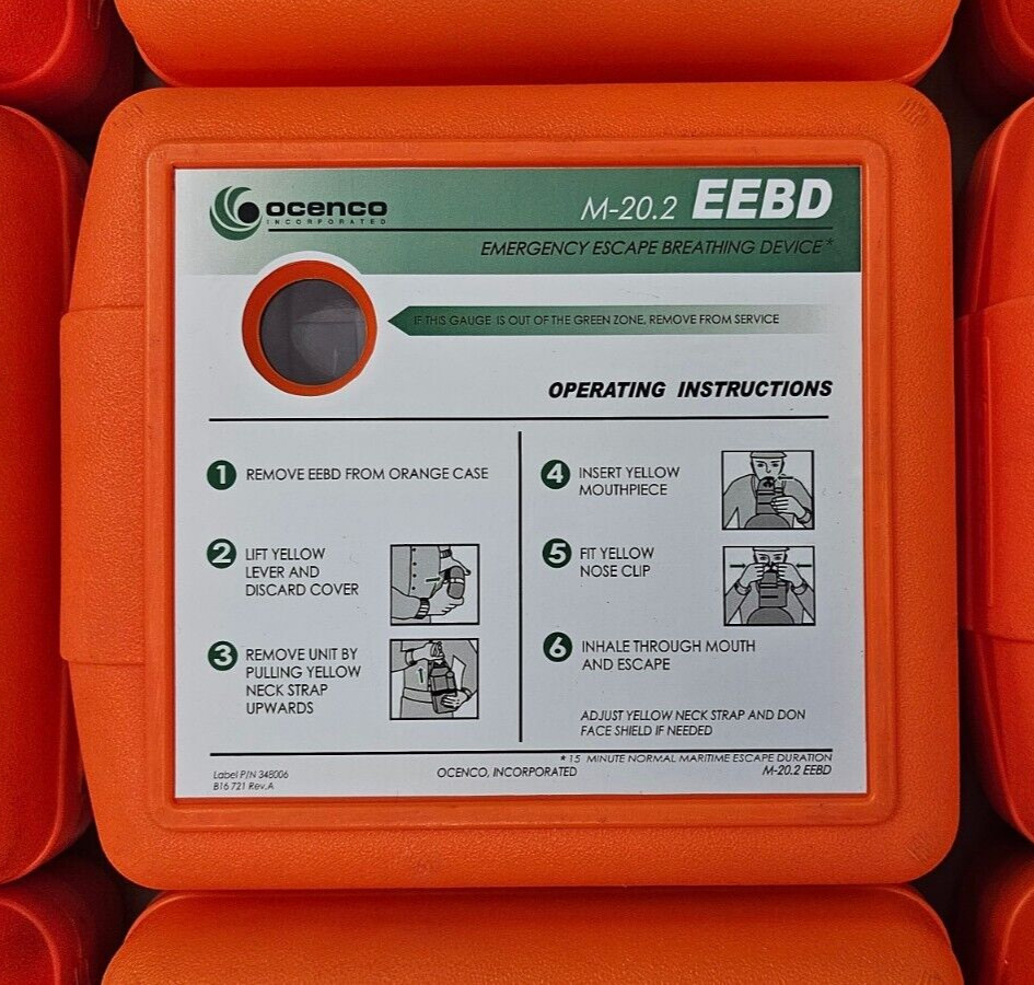 Ocenco EEBD Breathing Device M-20.2 (Life Date 2033)