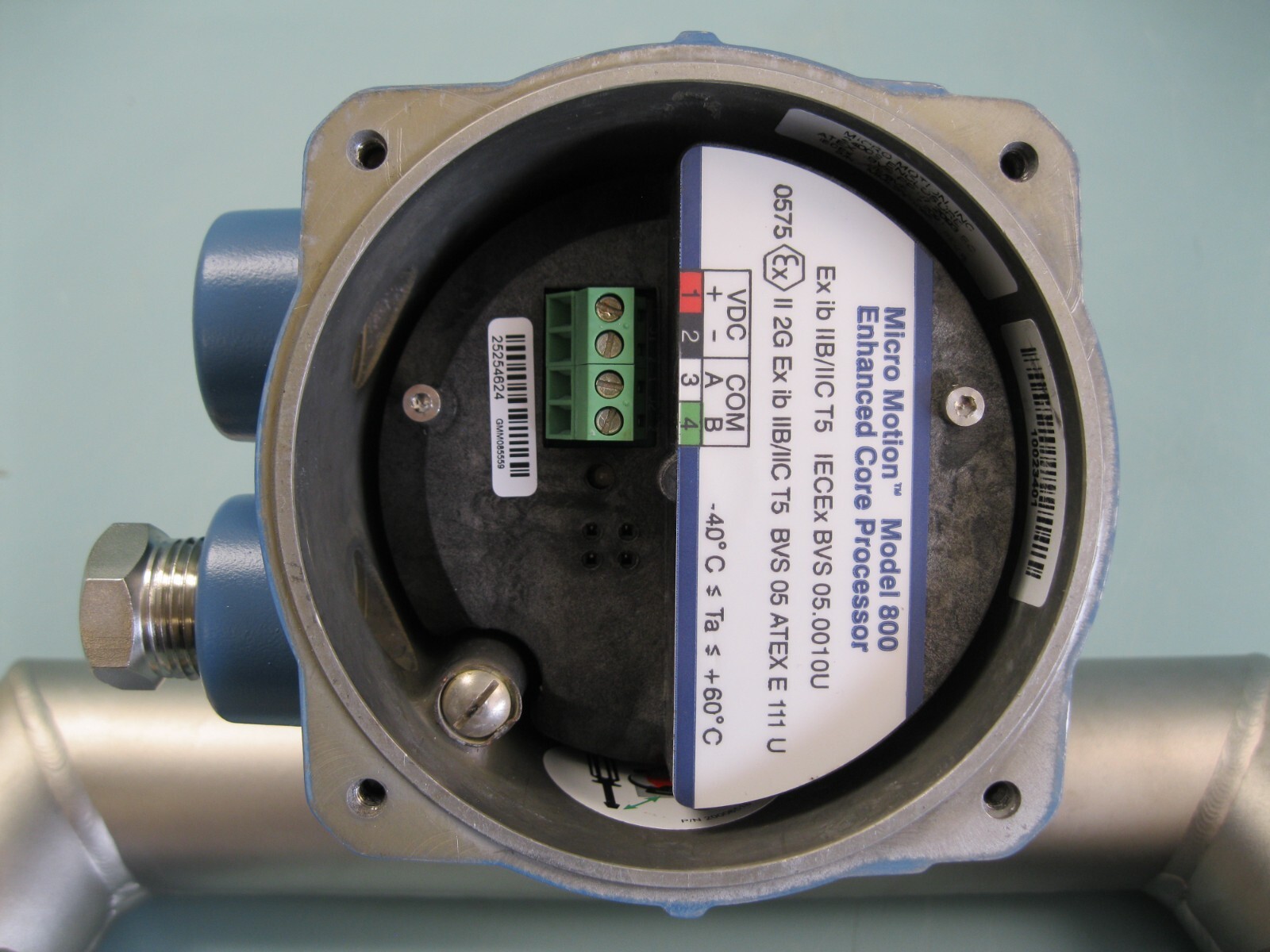 3/4" Micro Motion CMF050 Flow Sensor 800 Enhanced Core Processor CALIBRATED F3