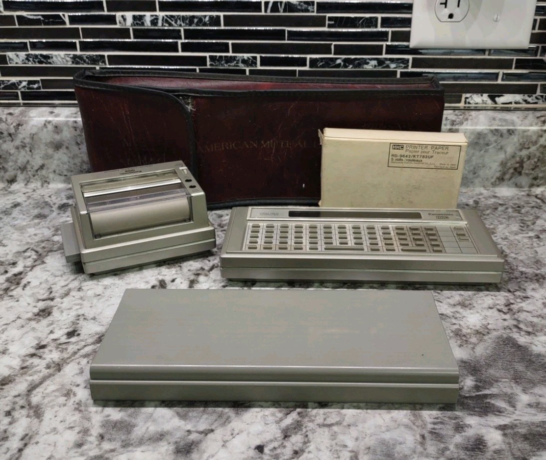 Panasonic HHC RL-H1400 Hand Held Computer RL-P1004A UNTESTED FOR Parts or Repair