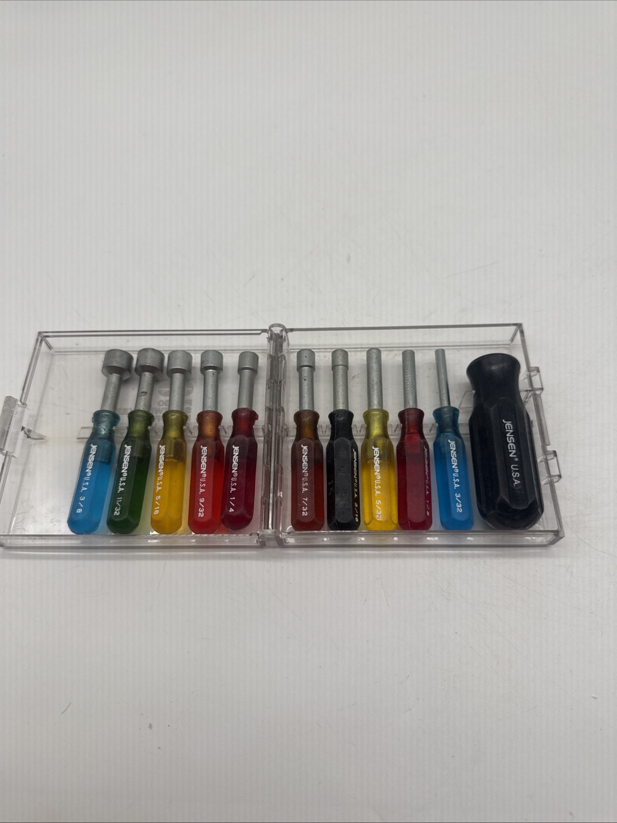 Vintage Jensen Rare 11-Pieces 36B103 Mini Nutdriver Set Collectible  15