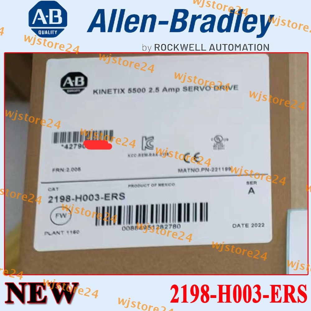 NEW PLC 2198-H003-ERS KINETIX 5500 SERVO DRIVE FREE SHIPPING 2198 H003 ERS