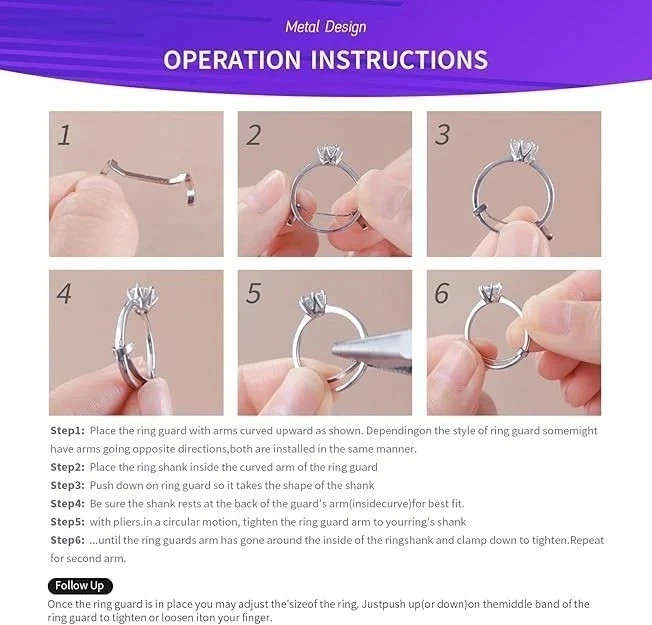 Ring Guard Set for Loose Rings 12 Pack Invisible Size Adjuster for Any Ring...