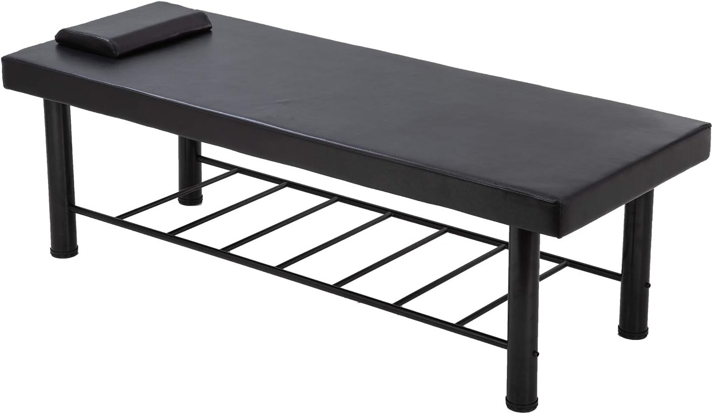 Massage Table Stationary Massage Bed 75" Long*30" Wide Spa Bed Heavy Duty Statio