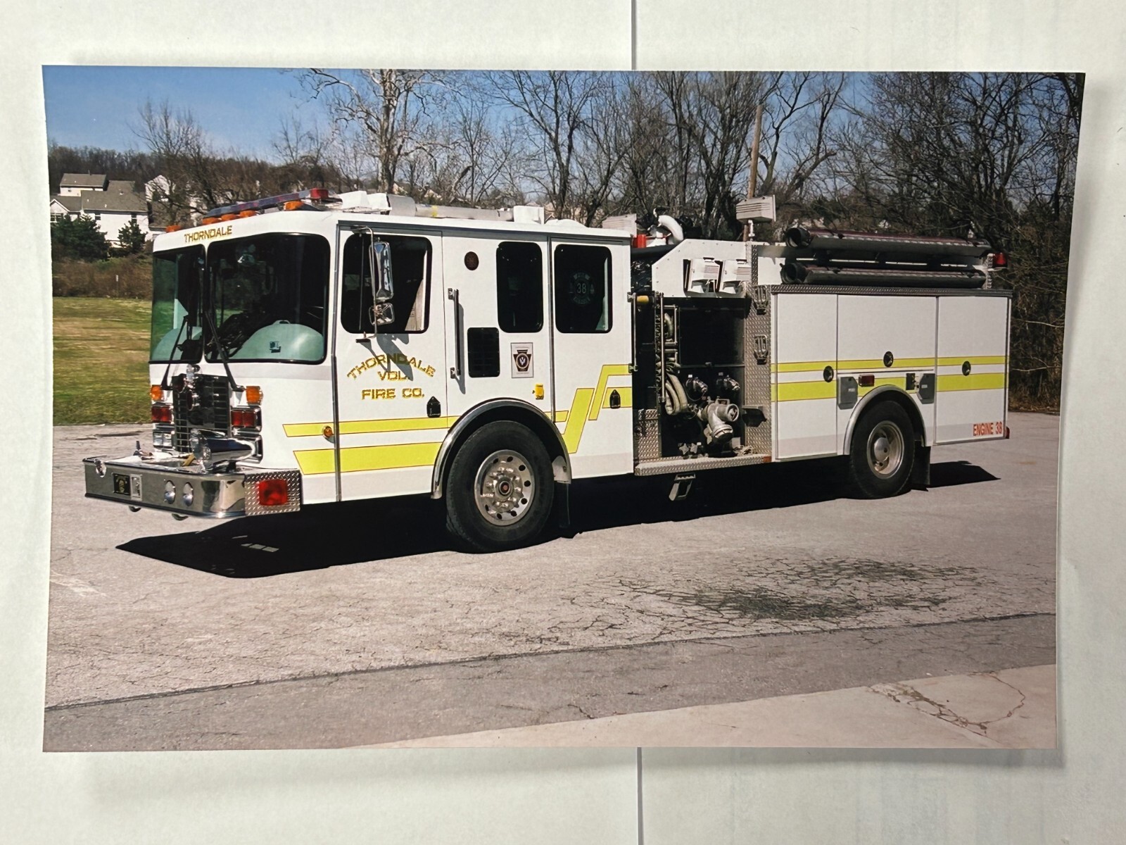 Thorndale PA 1995 HME 4 Guys pumper Fire Apparatus Photo A56