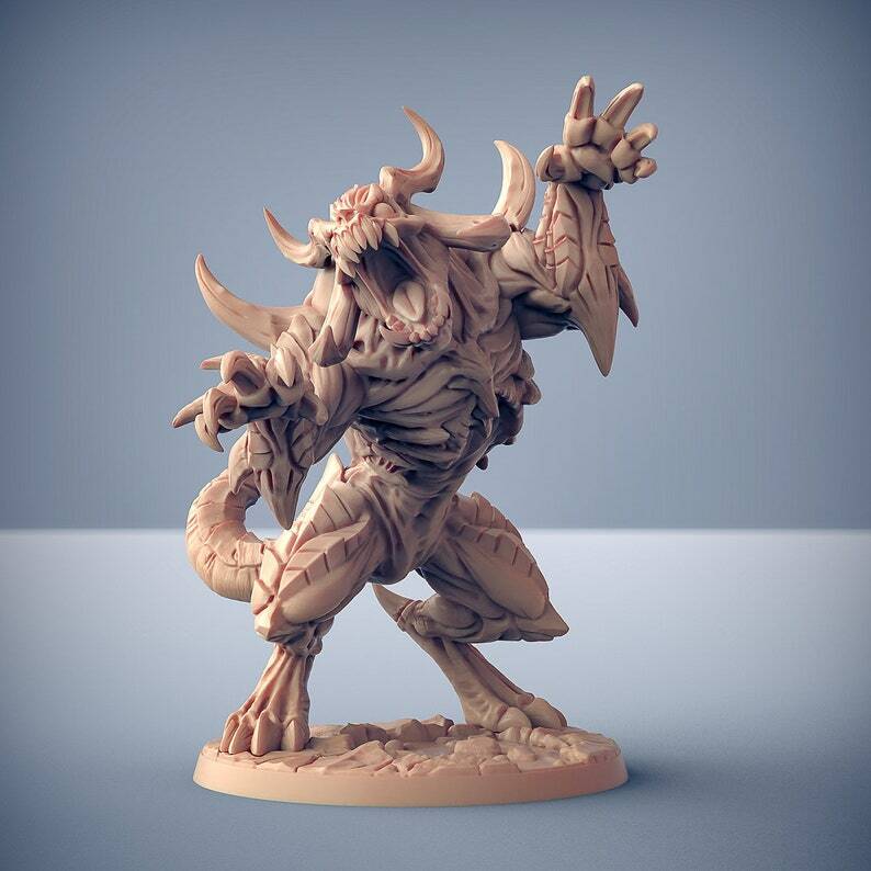 Abyss Demons Rourazaak - Chaos Hell Hound Artisan Guild Miniature DnD Wargaming