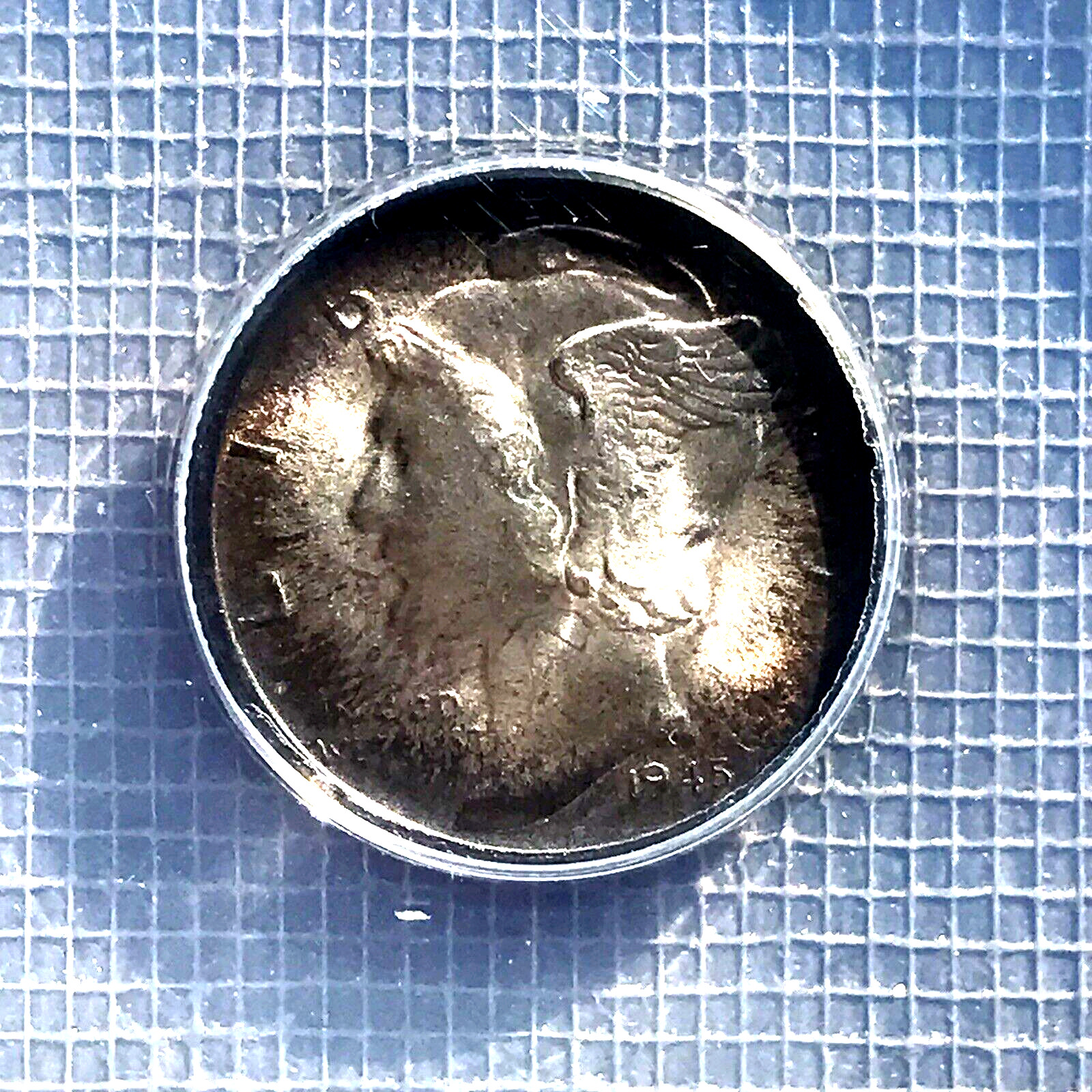 1945-S Mercury 10c Dime ANACS MS 66 Micro S Beautiful Rim Toning - U.S. Coins