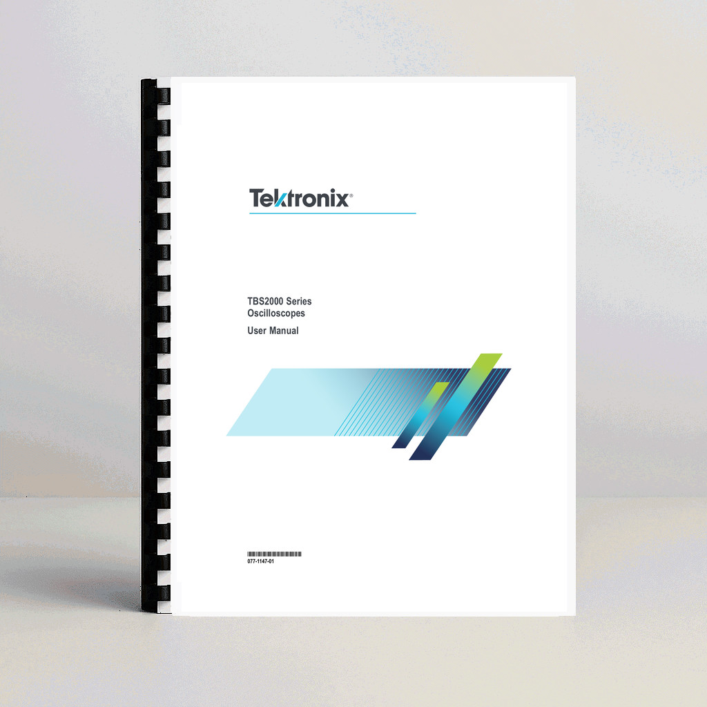 Tektronix TBS2000 Series Oscilloscope Manual