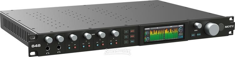 MOTU 848 28 x 32 Thunderbolt 4/USB4 Audio Interface with AVB