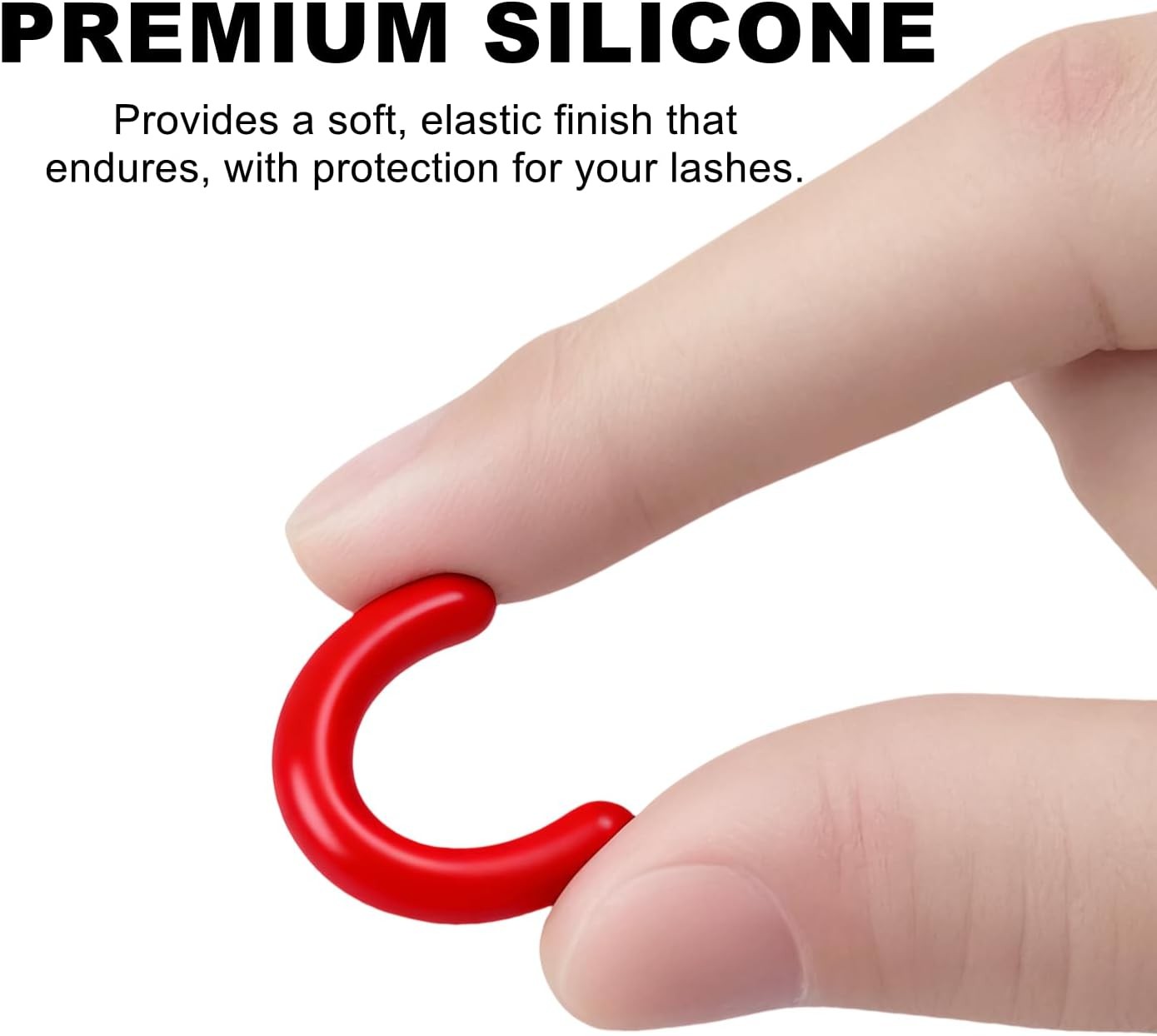 24Pack Compatible with Revlon Eyelash Curler Refills,Red Silicone Eye Lash Curle