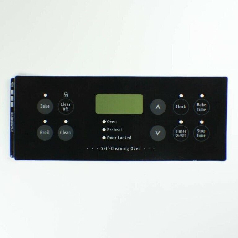 ERP Oven Clock Overlay for Frigidaire FEF366CCE FEB24S5ABB FEF352AWF FEFL77ABA
