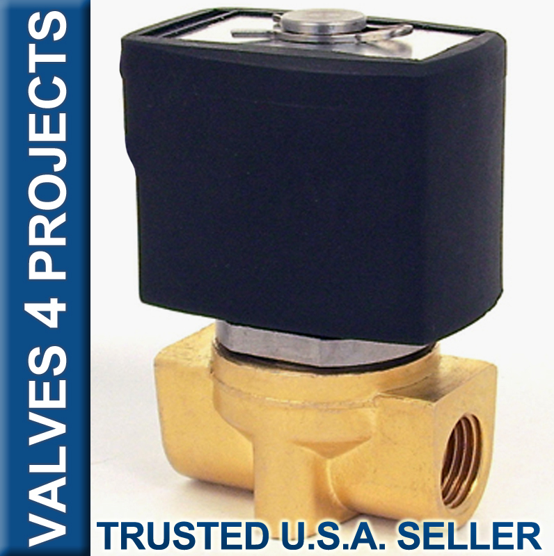 1/4" 24VAC Electric Solenoid Valve Water Air Gas Humidifiers etc 24-Volt AC B20V