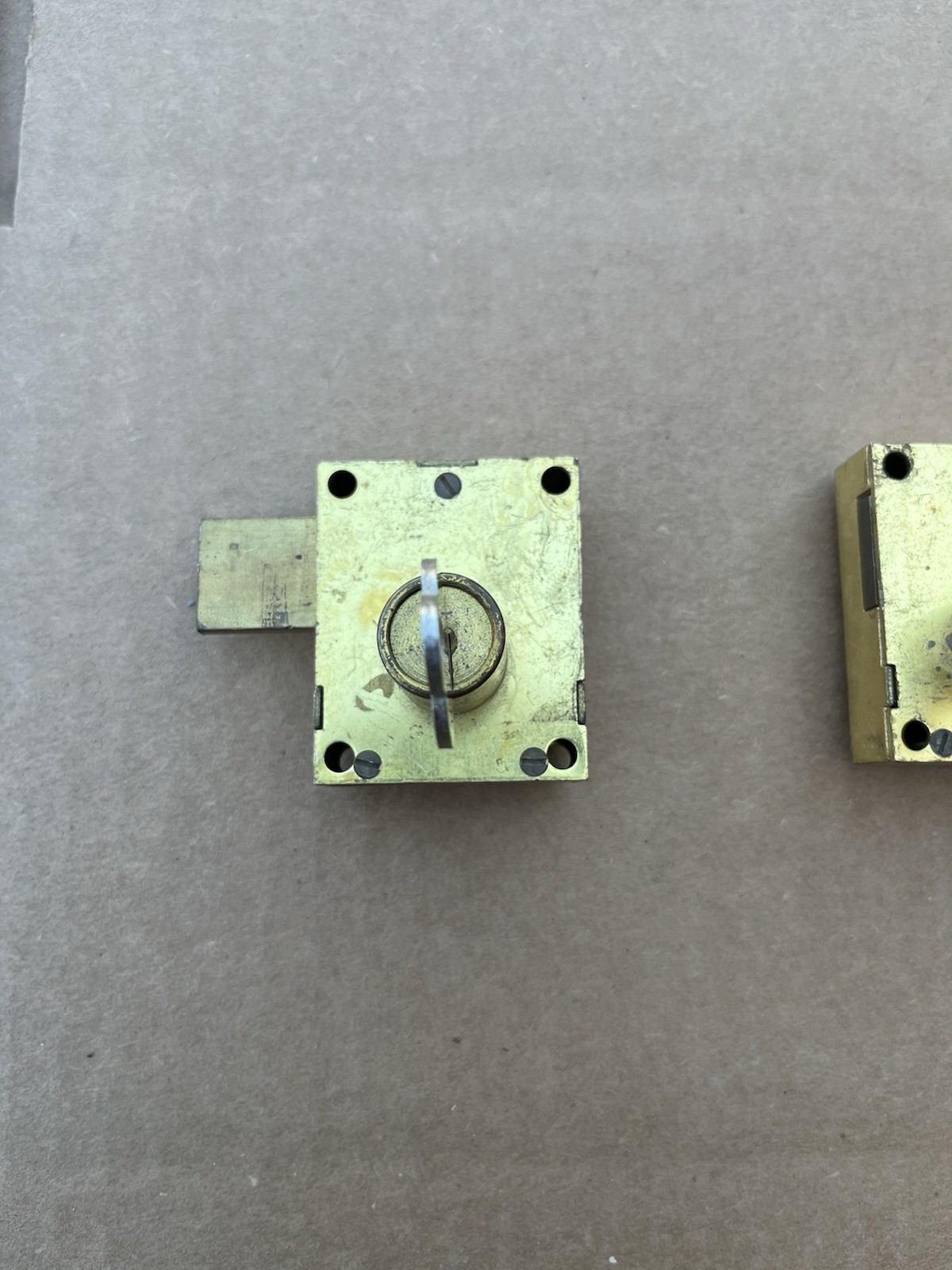 Antique Eagle Drawer Lock