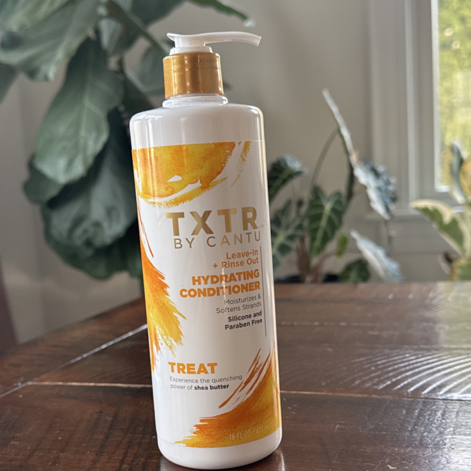Cantu TXTR Hydrating Conditioner Leave-In/Rinse-Out Shea Butter 16 fl oz Parabe…