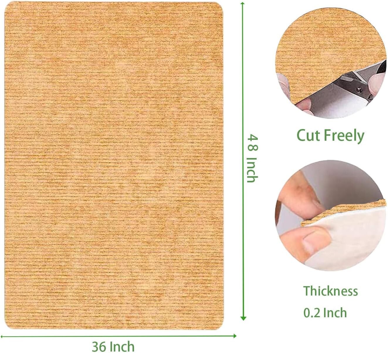 Office Chair Mat for Hardwood Floor, 55" × 35" Office Gaming Computer Desk Chair