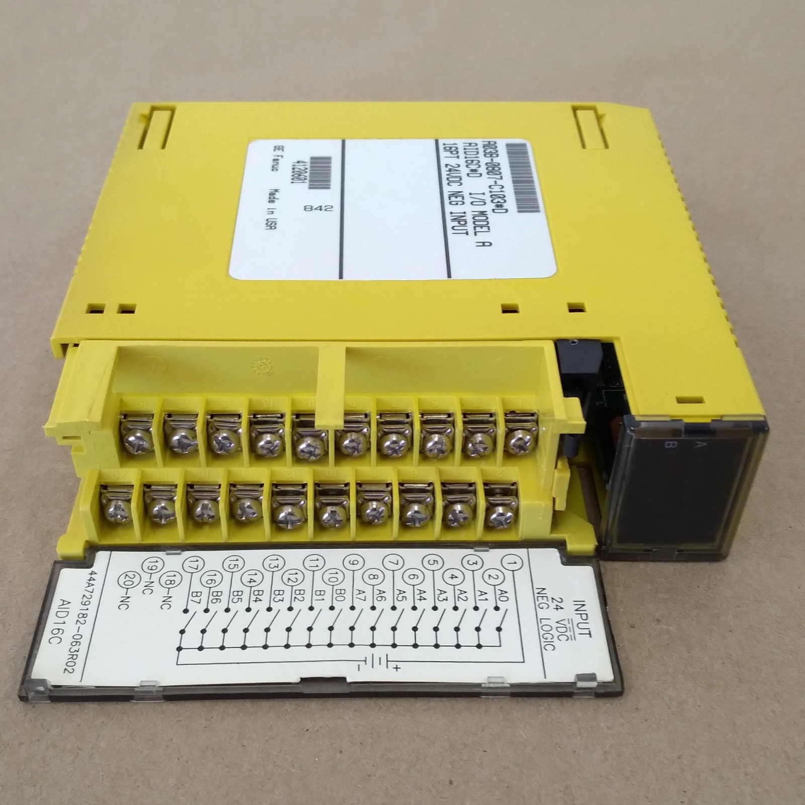 FANUC A03B-0807-C103#D, AID16C#D, I/O MODEL A