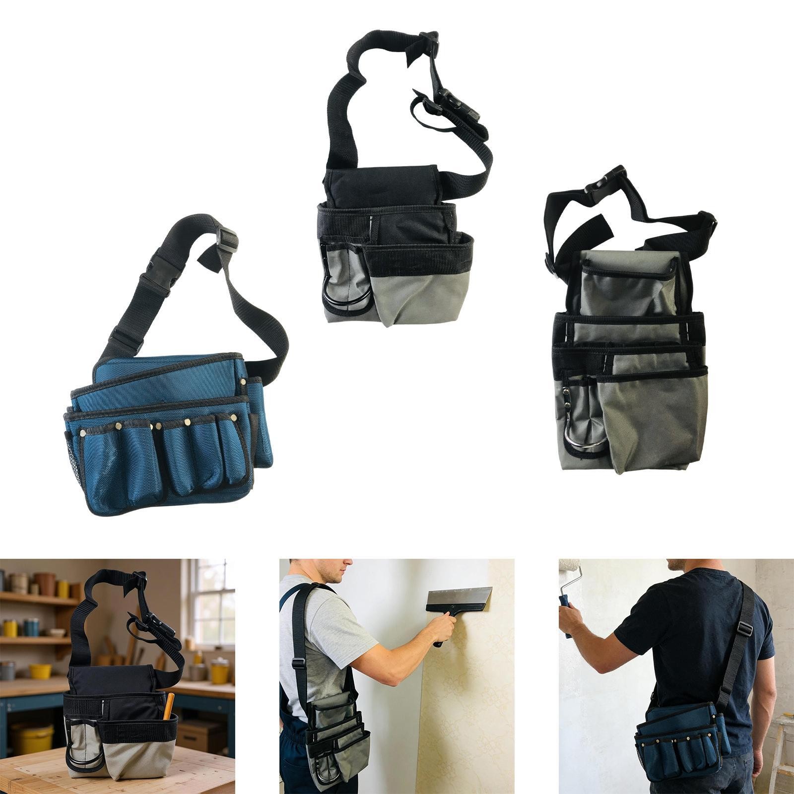 Single Side Tool Belt Pouch Adjustable for Carpenter Florists Builders