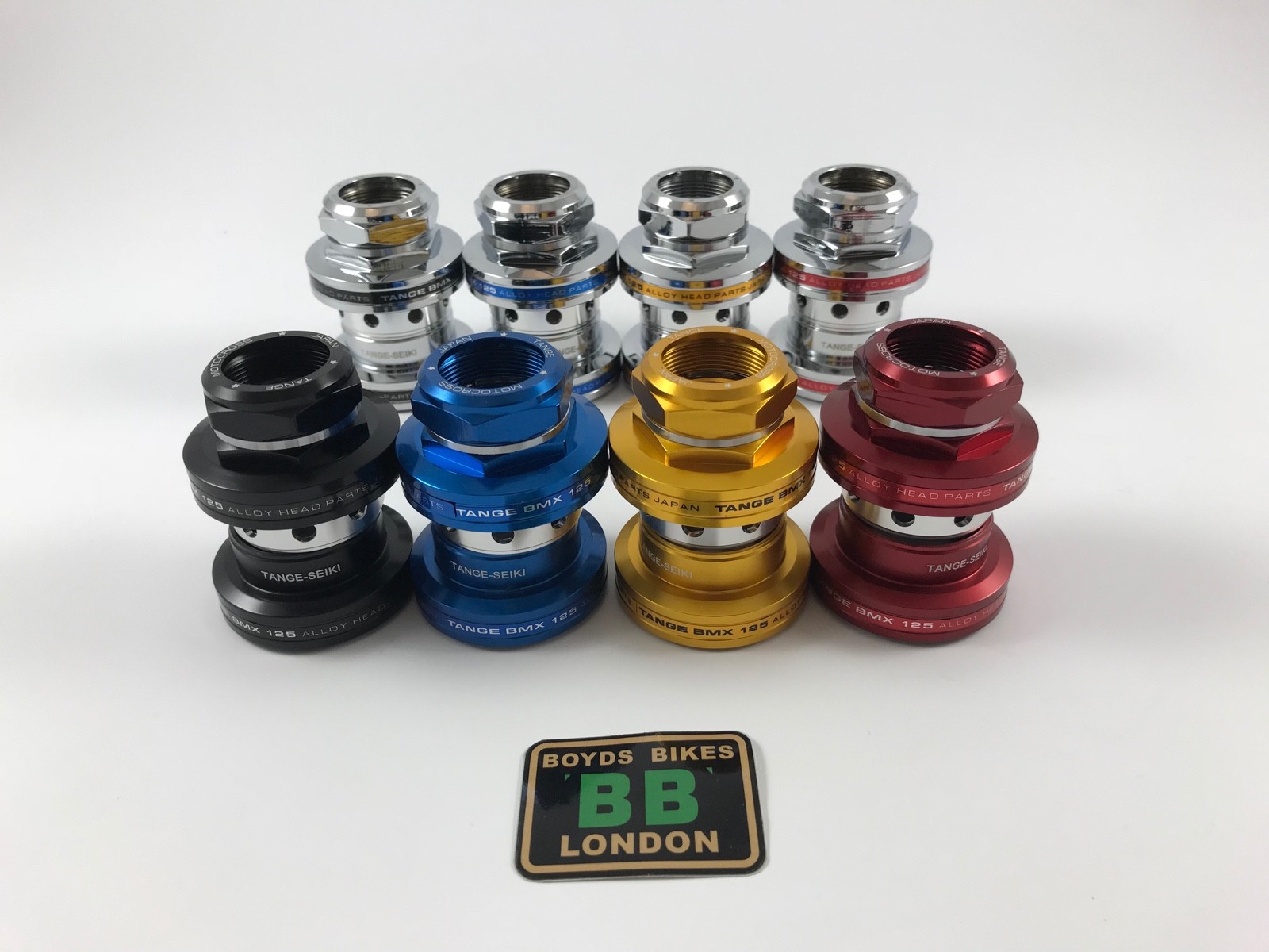 Tange Seiki MX125 Old School BMX 1" Headset Red Black Gold Blue Chrome 32.7 26.4