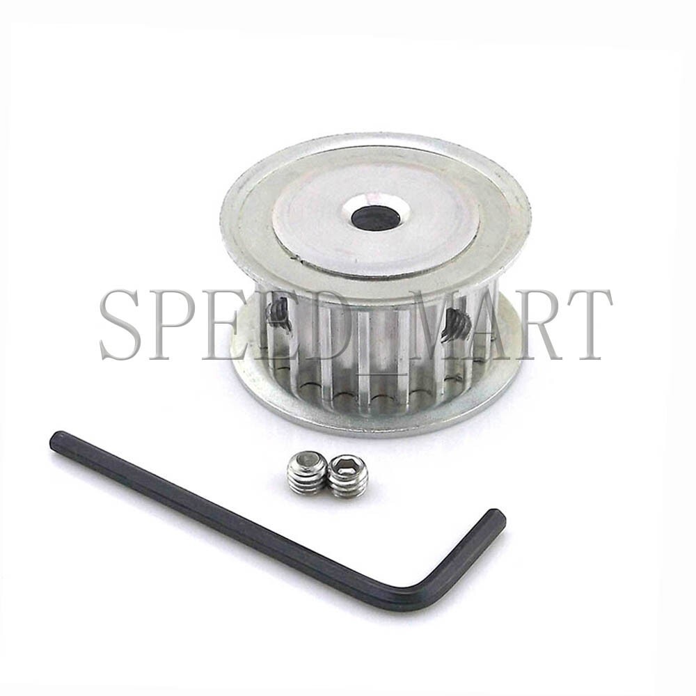 HTD5M Timing Pulley 19 Teeth 15mm Bore 16mm Teeth Width For Stepper Motor AF