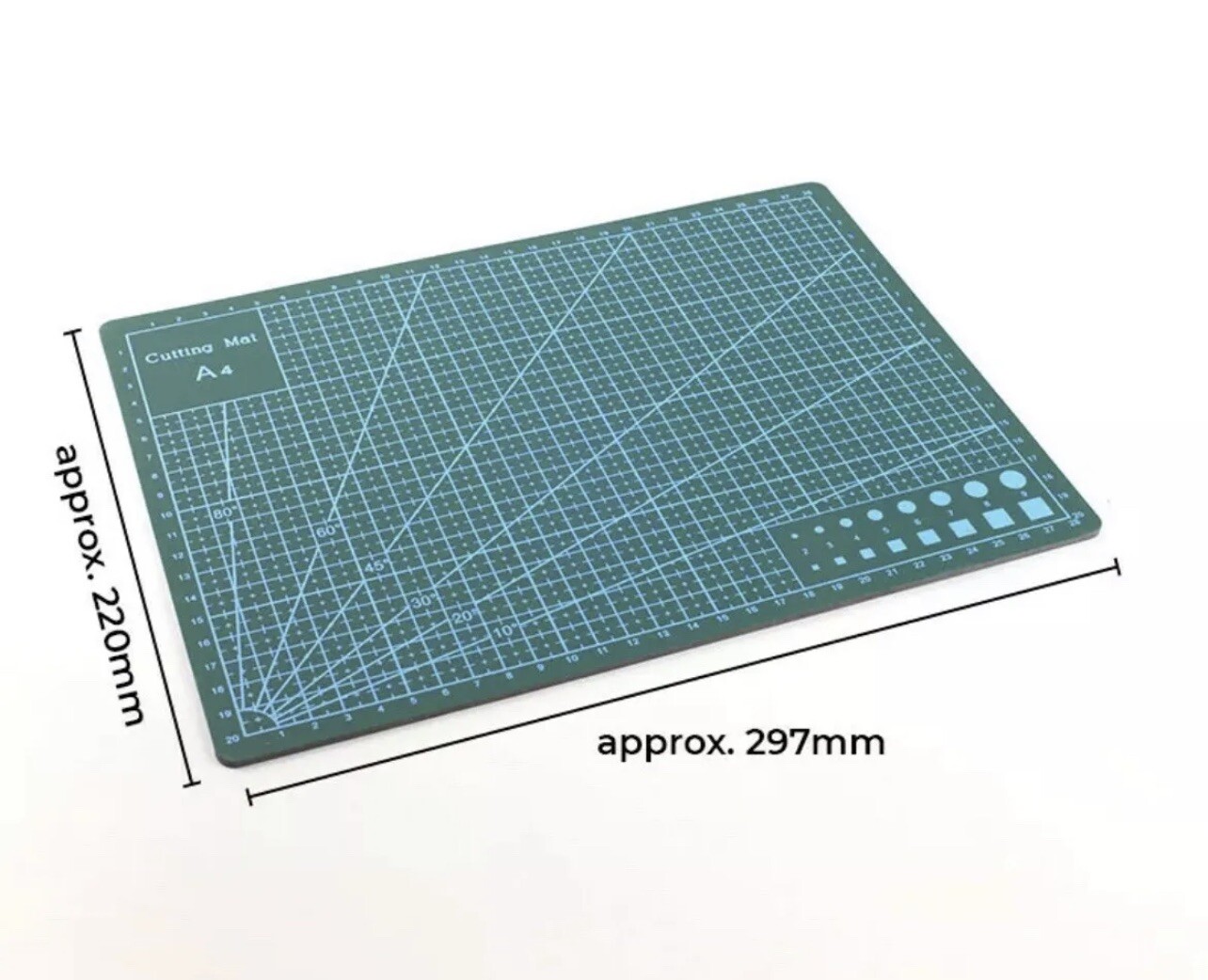 Modeler’s Craft Tool Bending CUTTING MAT (A4 SIZE/GREEN) For Model Building